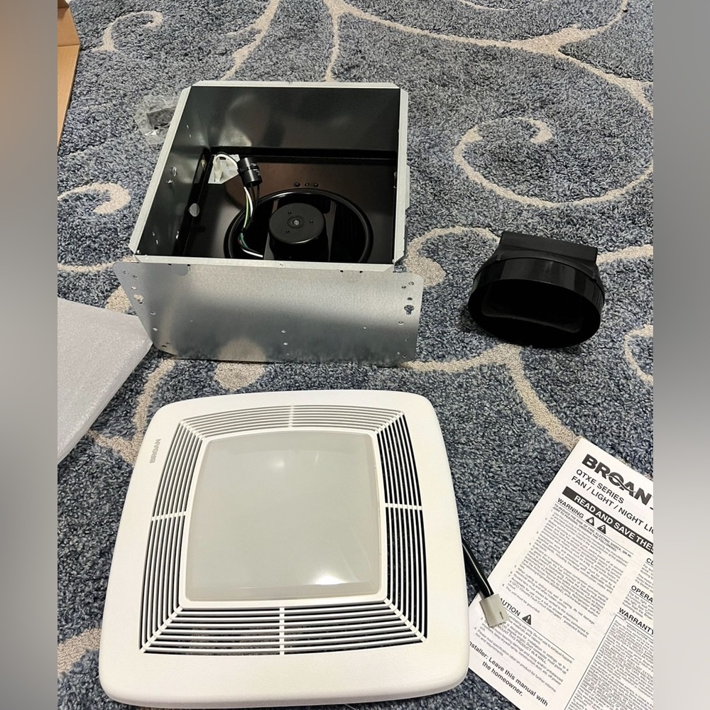 Ultra Silent™ Ventilation Fan with Fluorescent Light and Night Light Serie elite